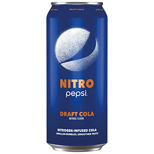 Pepsi Draft Cola, 13.65 Fl Oz Cans, Pack of 4