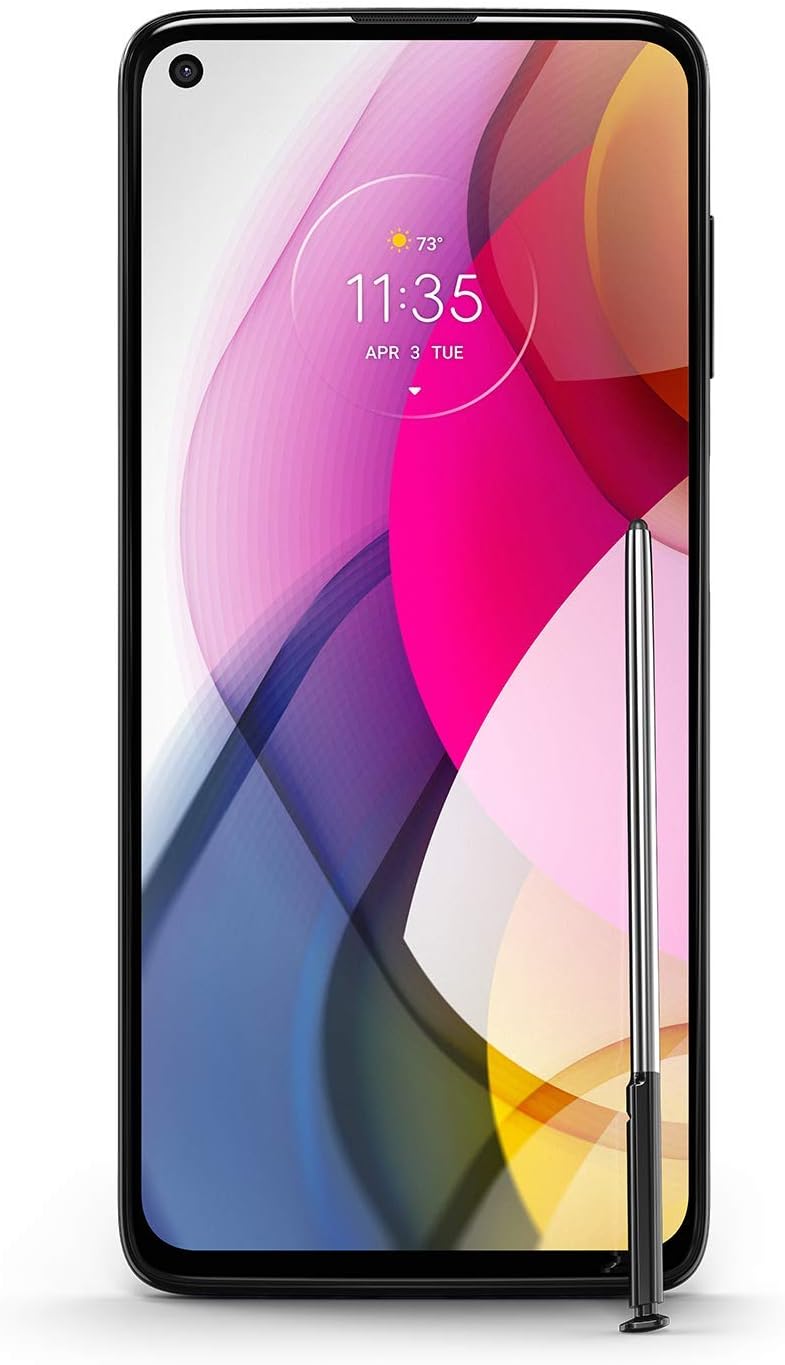 Motorola Moto G Stylus Smartphone 128GB Unlocked Black (Renewed) G592