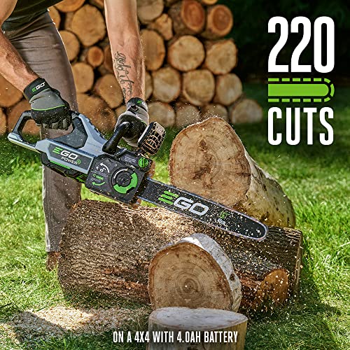 EGO Power+ CS1613 16-Inch 56-Volt Cordless Chainsaw with 4.0Ah Battery and Charger L29870