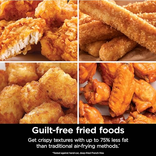 Air Fryer 4-in-1 5 QT Nonstick Basket Grey k7p