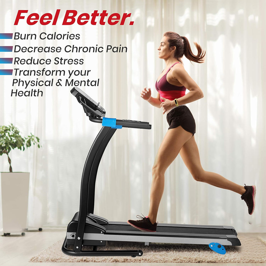 Treadmill Folding Electric 2.5 HP Indoor Running Machine k7p