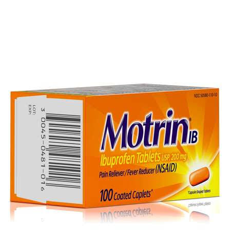 Ibuprofen Caplets 200mg 100 Count a7
