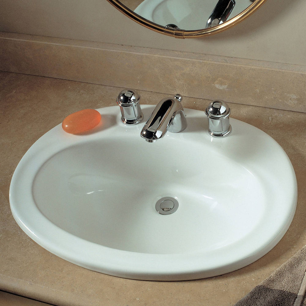 Piazza Countertop Sink White a7