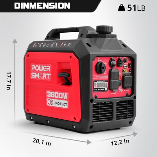 Portable Inverter Generator 2500-Watt Quiet Camping k7x