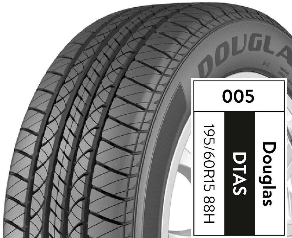 Douglas Touring A/S 195/60R15 88H All-Season Tire V299