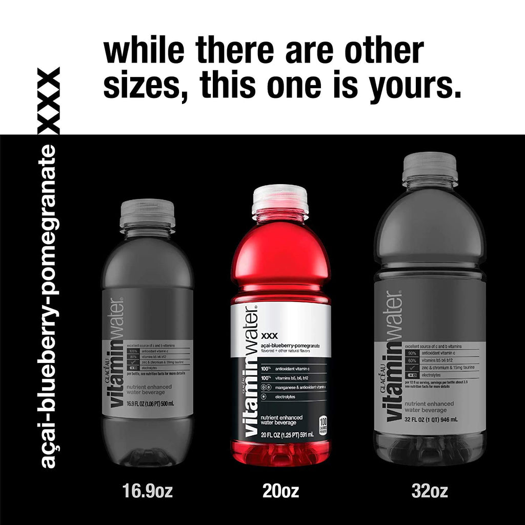 Enhanced Vitamin Water Variety Pack 6 Bottles q7