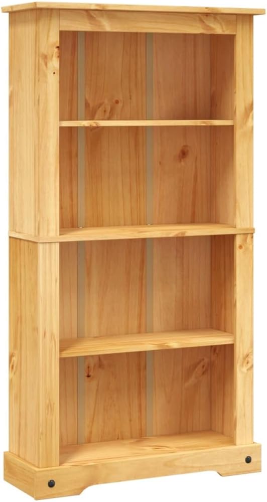 4-Tier Bookcase Mexican Pine Corona Range Home Furniture Y802