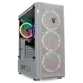 ViprTech.com Entry Level Gaming PC Desktop Computer - Intel Core i5 3.40GHz, GeForce GTX 650, 8GB RAM, 1TB HDD, WiFi, RGB Lighting, Windows 10 Pro, 1 Year Warranty, White - Radiant Selections
