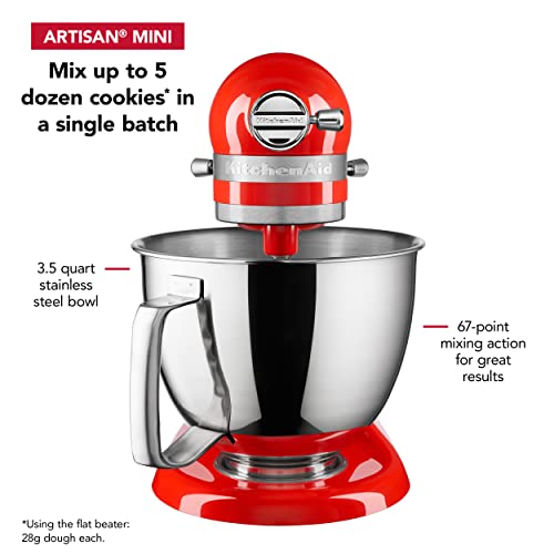 KitchenAid Artisan Mini 3.5 Quart Tilt-Head Stand Mixer KSM3316X G114