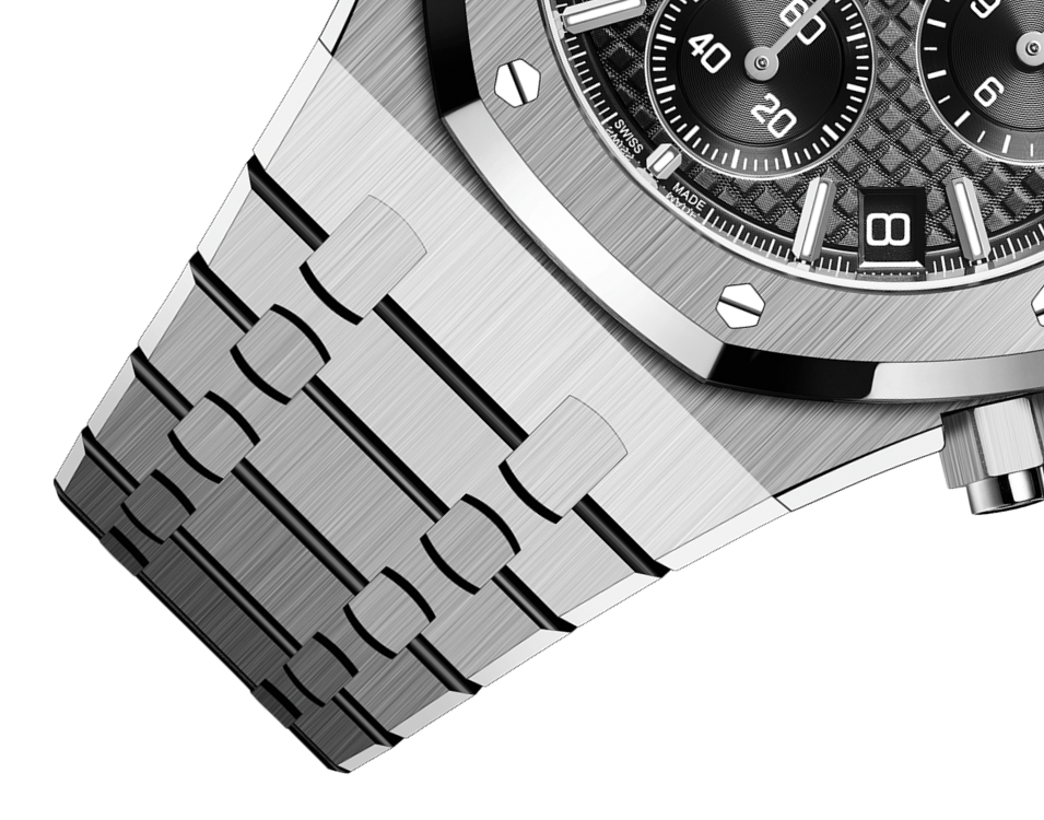Chronograph 41mm Black Dial A7