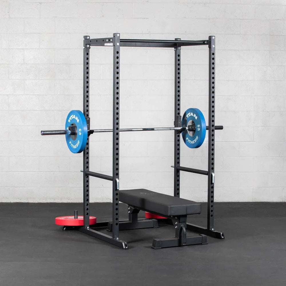 Power Rack with Pull Up Bar and J-Hooks for Home Gym k7x