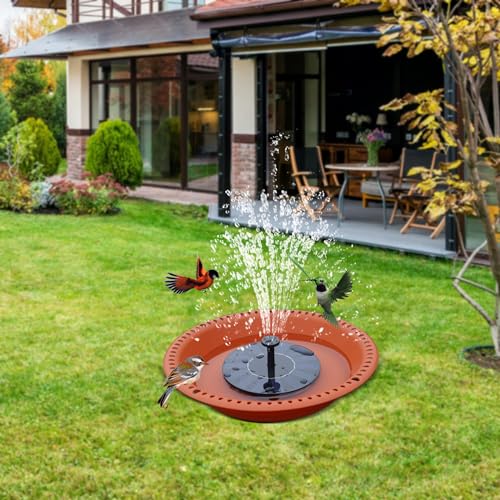 Bird Bath for Outdoors Heavy Duty Hanging 16 Inch Green a7