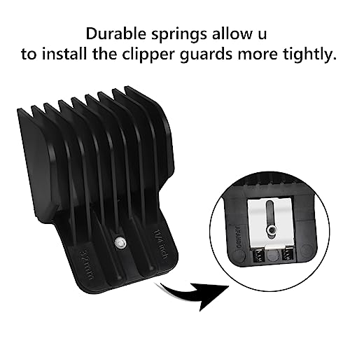 4 Pack Clipper Guards for Andis T Outliner with Brush L791862