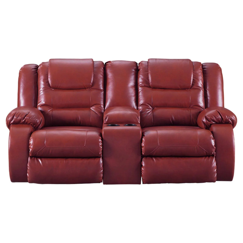 Signature Design by Ashley Vacherie Reclining Loveseat, Chocolate P144441