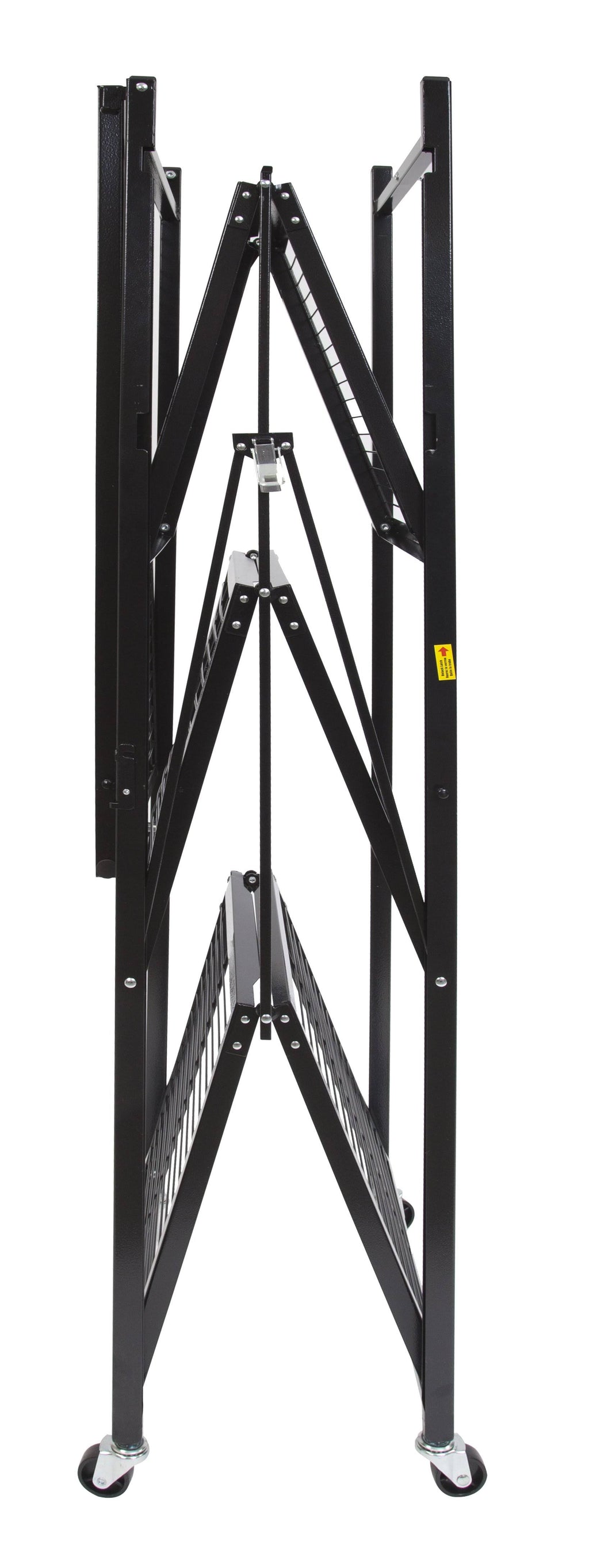 Origami Large 4-Tier Heavy-Duty Rack with Casters Red 7k