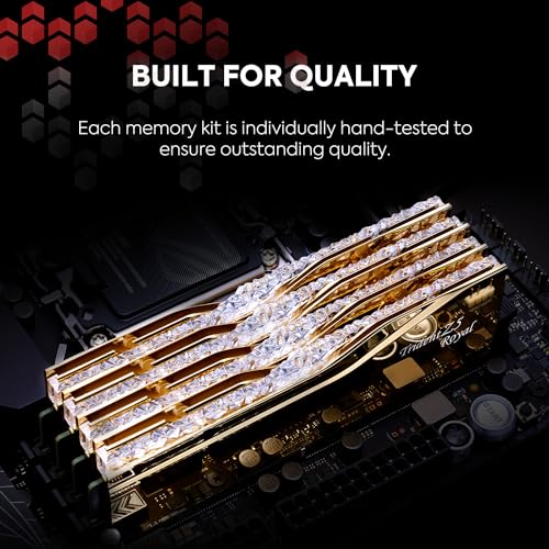 G.SKILL Trident Z5 Royal DDR5 RAM 64GB (2x32GB) 6400MT/s CL32 Desktop Memory Silver A1796