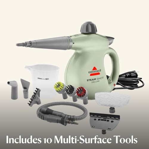 Handheld pressurized steamer with 10 cleaning tools a7