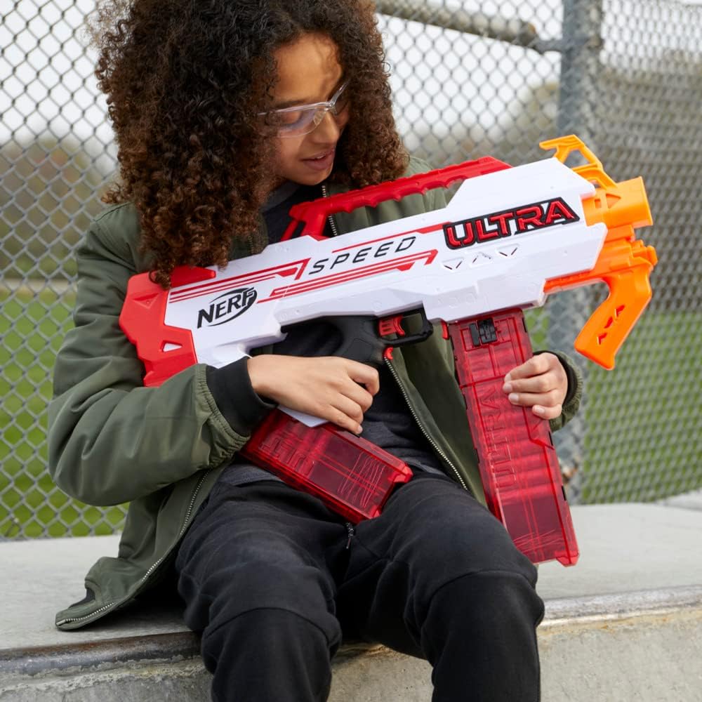 Nerf Ultra Speed Fully Motorized Blaster with 24 AccuStrike Ultra Darts Q375668