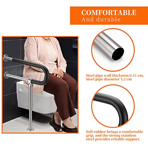 Bathroom Safety Grab Bar 23.6 Inch Stainless Steel Handrail Support7k