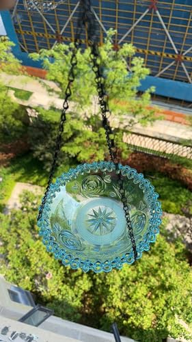 Hanging Bird Bath Bowl Feeder for Garden Patio Decor a7
