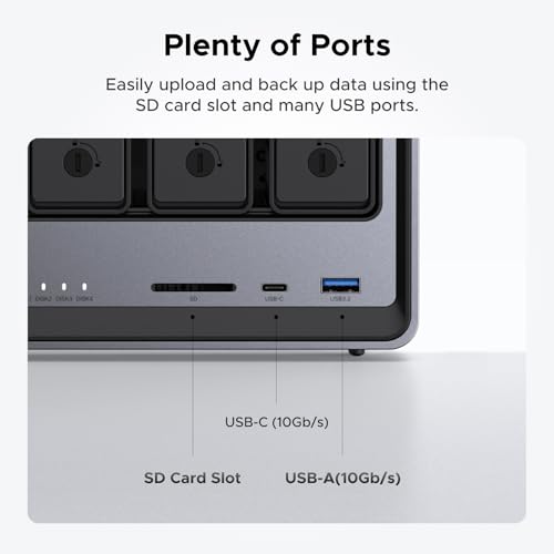 2-Bay Desktop NAS with Intel N100, 8GB DDR5, 2.5GbE, M.2 NVMe Slots, 4K HDMI, Diskless a7
