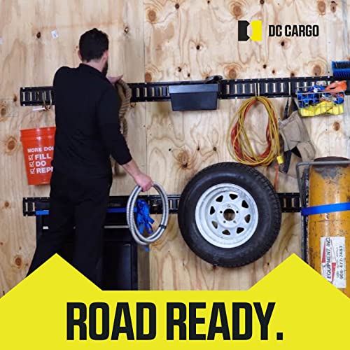 DC Cargo Retractable Ratchet Straps 2 Pack 1 inch x 10 feet Heavy Duty Tie Down N46592