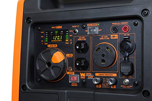 Quiet 6800-Watt Dual Fuel Portable Inverter Generator with Electric Start k7