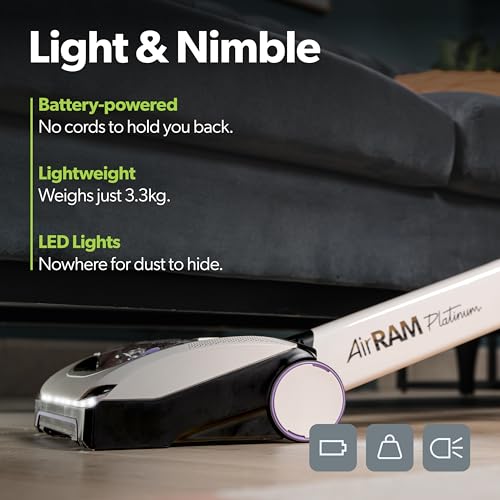 Cordless Vacuum Cleaner with Anti-Hair Wrap Brush Bar for Carpet and Hardwood Floors k7m