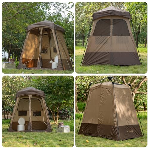 Portable Outdoor Shower Tent with Privacy Shelter k7p