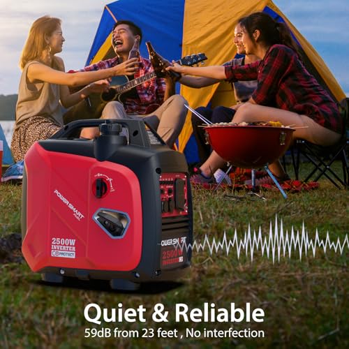 Portable Inverter Generator 2500-Watt Quiet Camping k7x