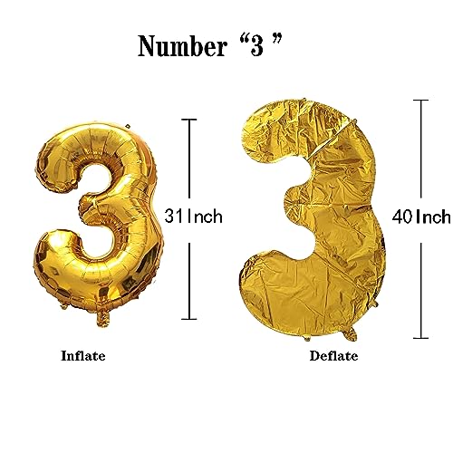 Gold Jumbo Number 57 Foil Mylar Balloons 75th Birthday Decorations q7