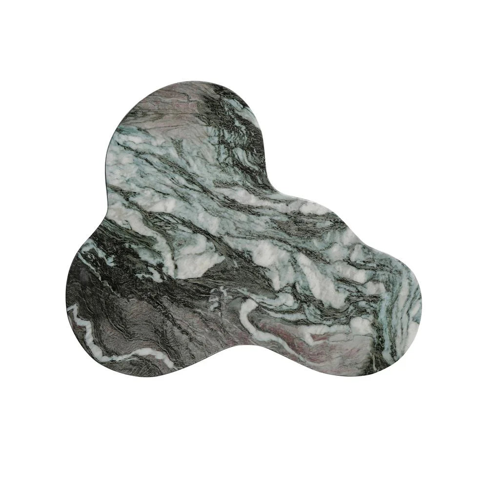 TOV Furniture Slab Faux Marble Short Side Table T9939