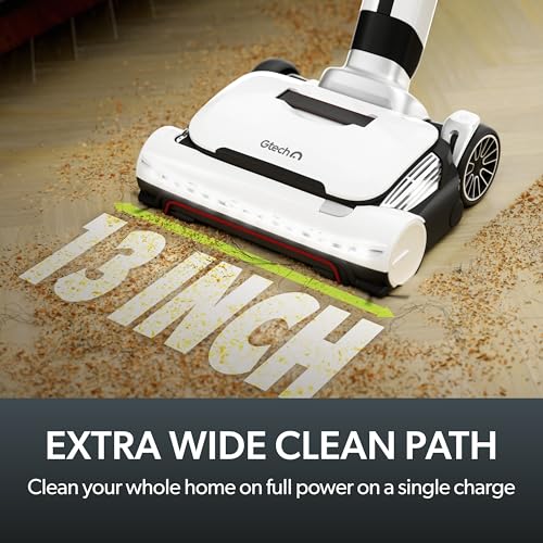 Cordless Vacuum Cleaner with Anti-Hair Wrap Brush Bar for Carpet and Hardwood Floors k7m