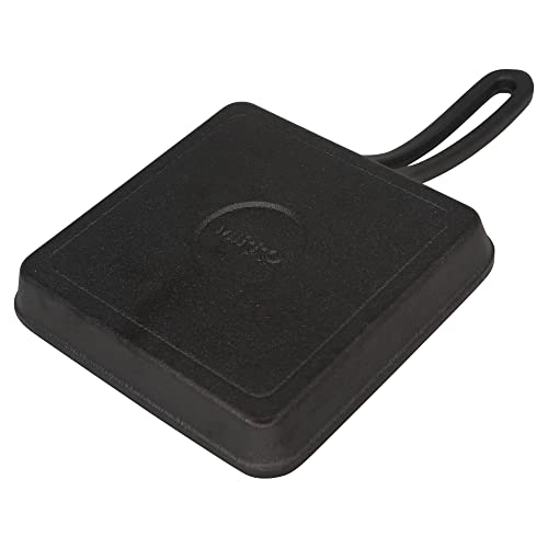 Mirro 4.5" Cast Iron Mini Skillet with Drip-Spouts, Pre-seasoned, Oven Safe W296