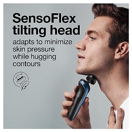 Electric Razor for Men Wet Dry Foil Shaver with Beard Trimmer k7p