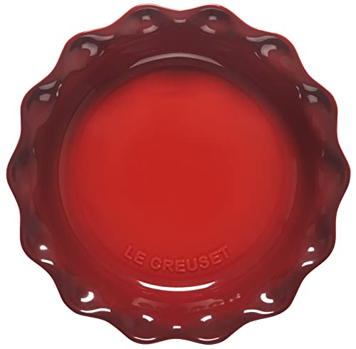 Le Creuset Stoneware 9" Heritage Pie Dish, Cerise G1916