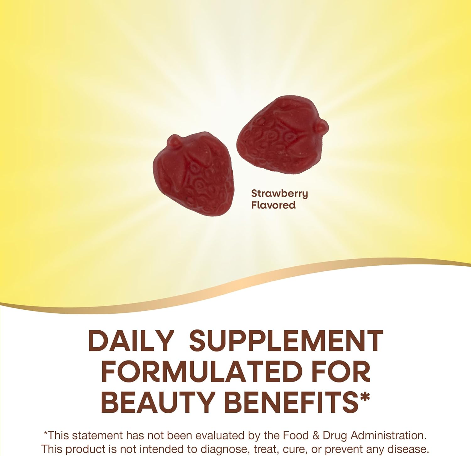 Hair Skin & Nails Gummies with Biotin and Collagen Strawberry a7