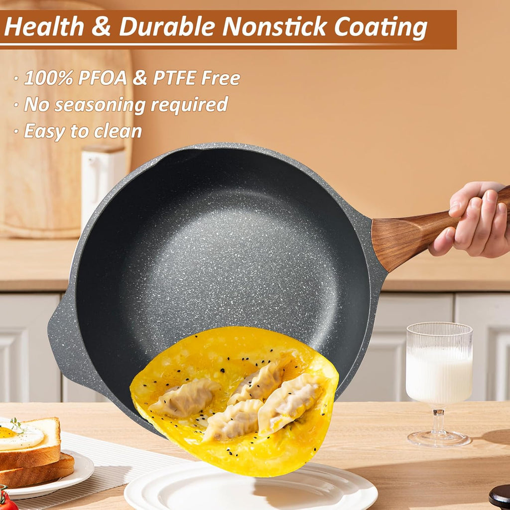 12.5" Cast Iron Stir Fry Pan X855187