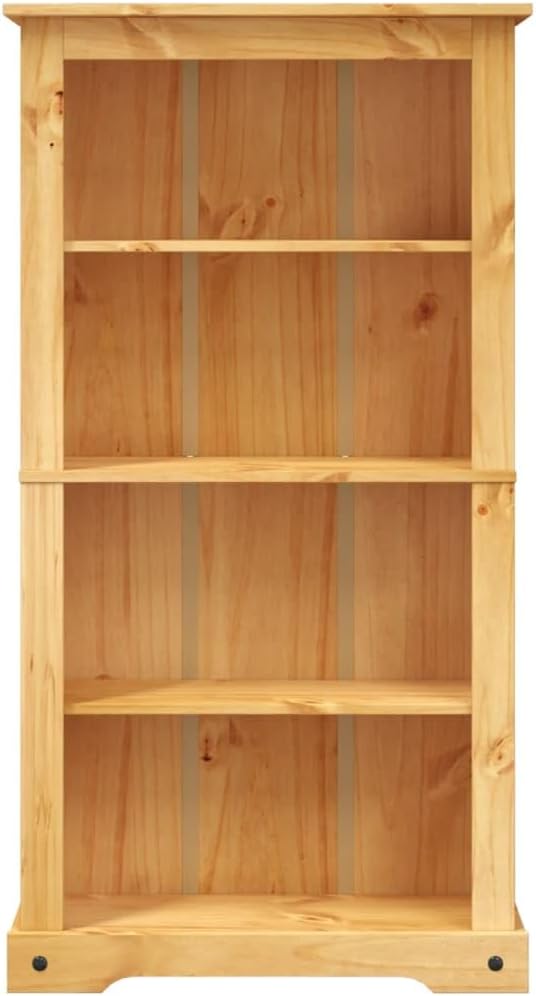 4-Tier Bookcase Mexican Pine Corona Range Home Furniture Y802
