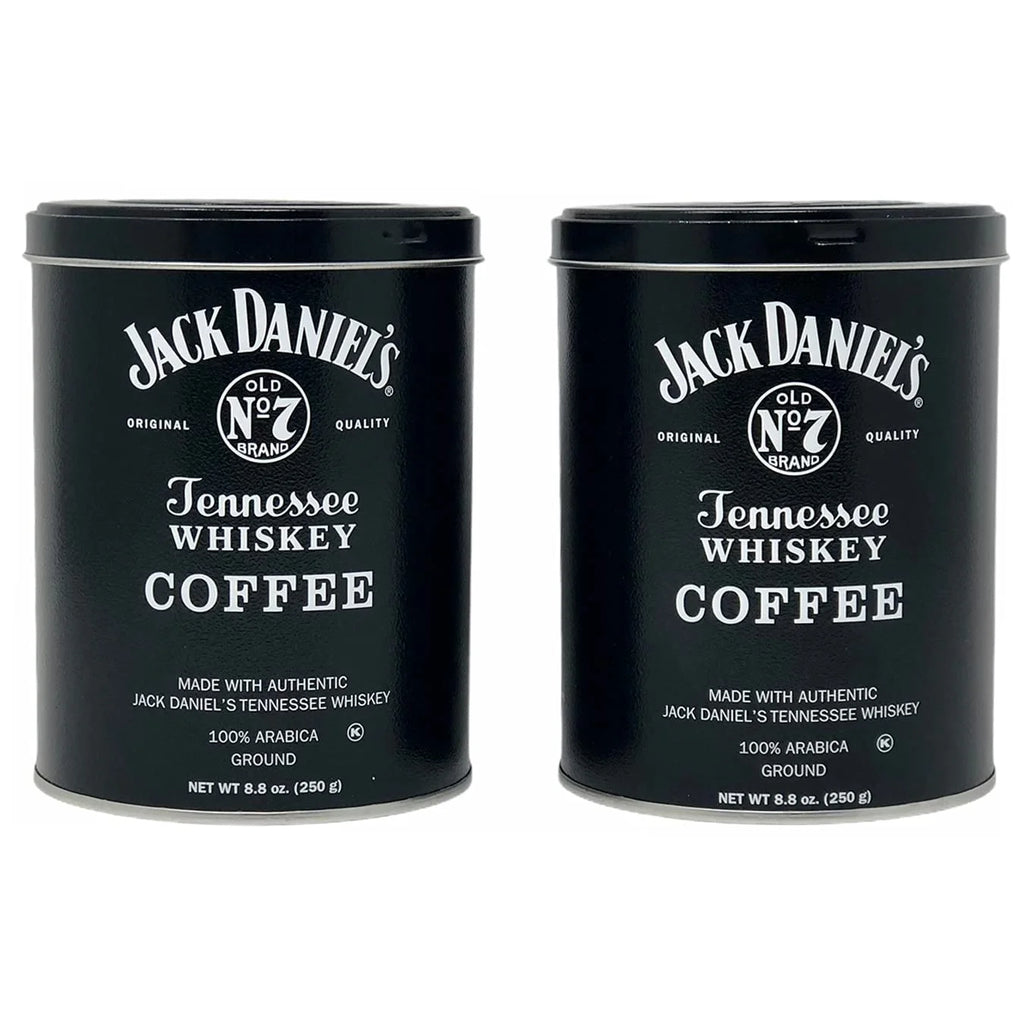 Jack Daniels Coffee Medium Roast Ground, 100% Arabica, 2-Pack with Spoon L9875