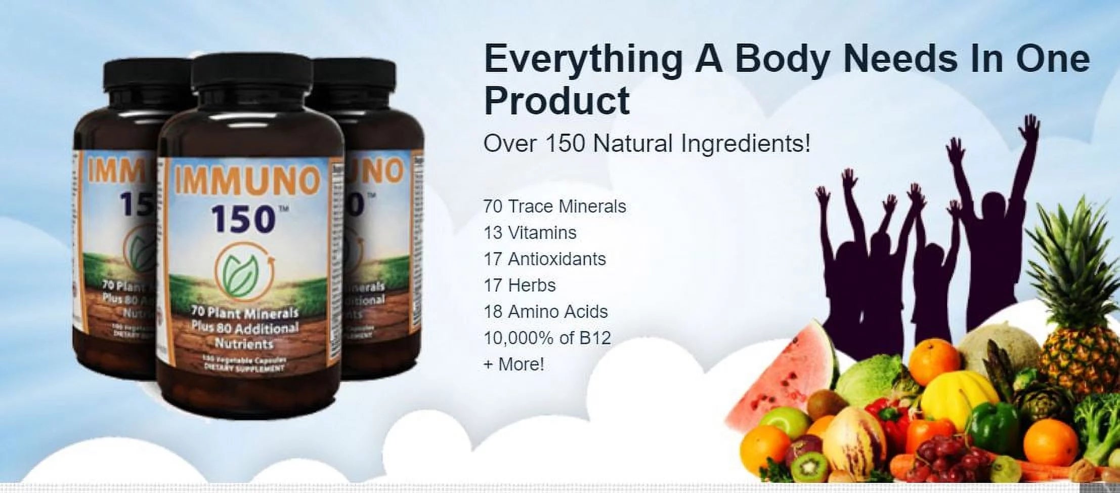 Immuno 150 Daily Immune System Support Caplets B3601