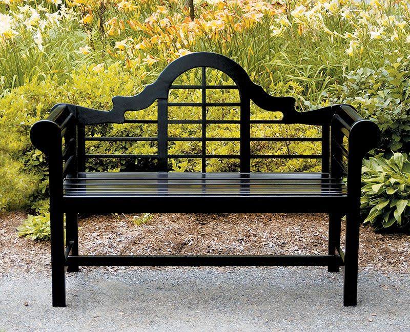 Eucalyptus Bench Black a7k