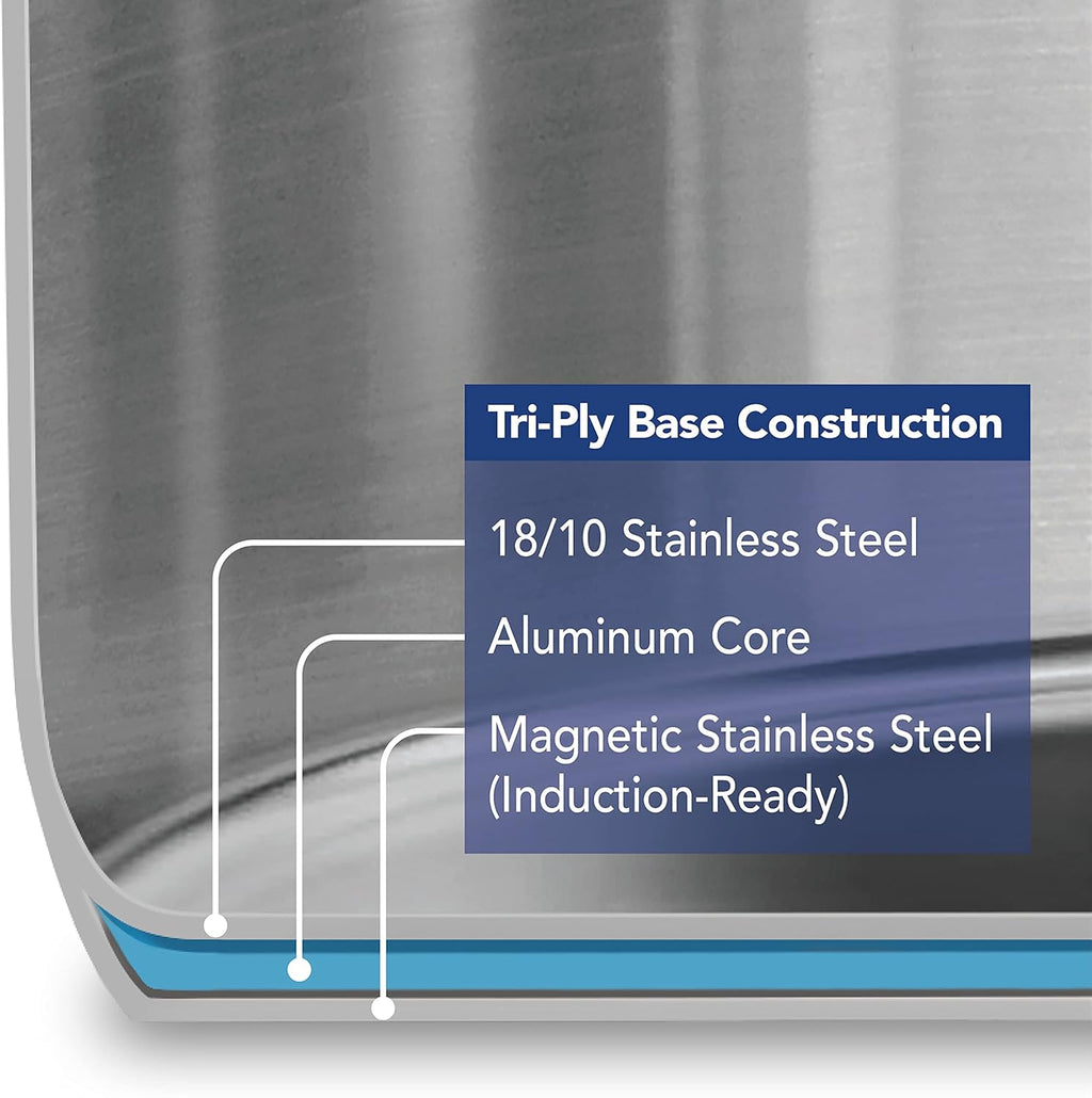 Tramontina Stainless Steel Steamer Set 5 Quart C47173