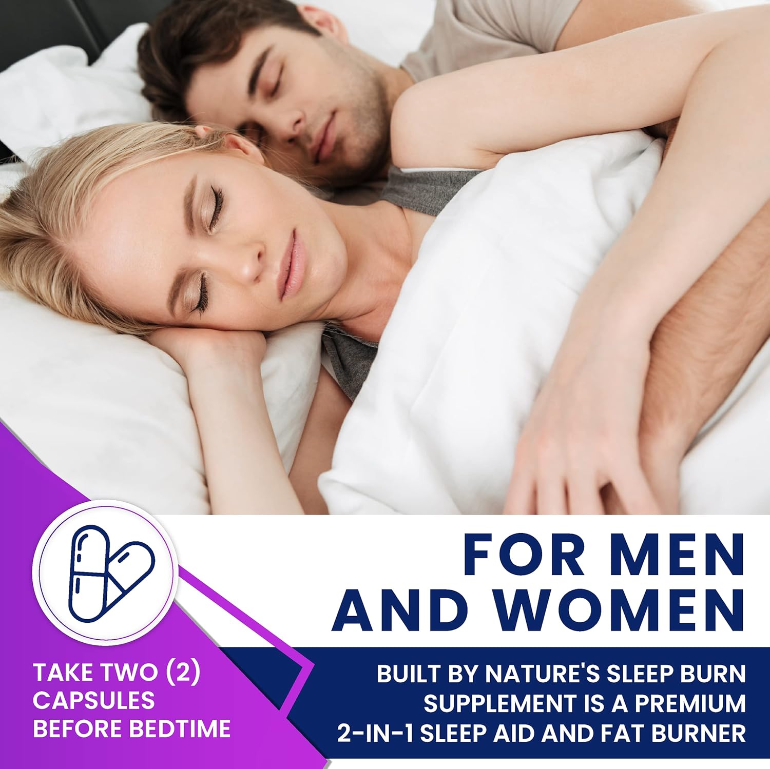 Night Time Fat Burner Sleep Support Capsules q7
