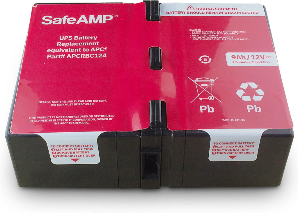 UPS 9Ah 24VDC VRLA Battery Replacement APCRBC124 for APC UPS Z59846