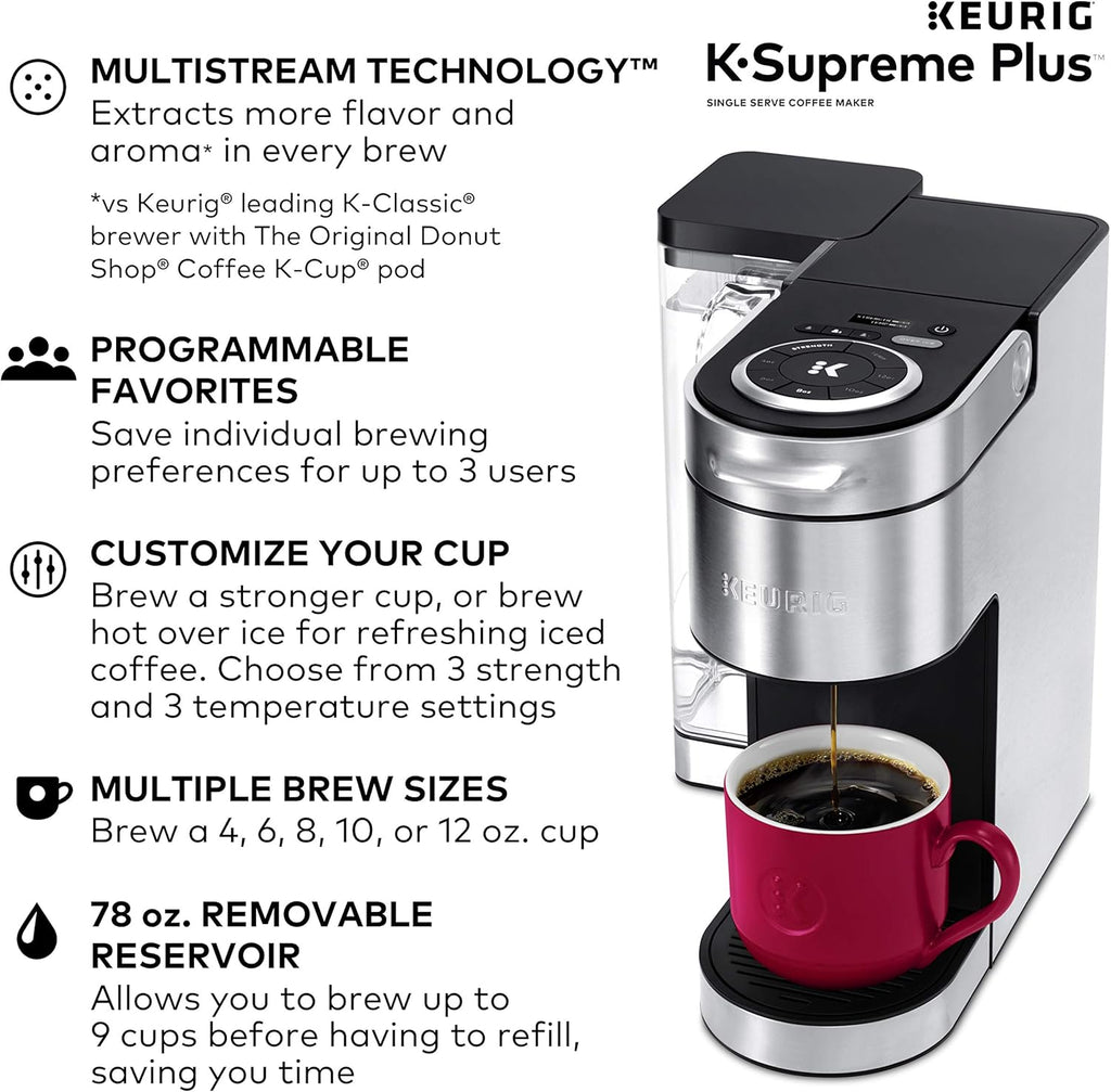 Keurig K-Supreme Plus Single Serve Coffee Maker with 40 K-Cup Pods C781565