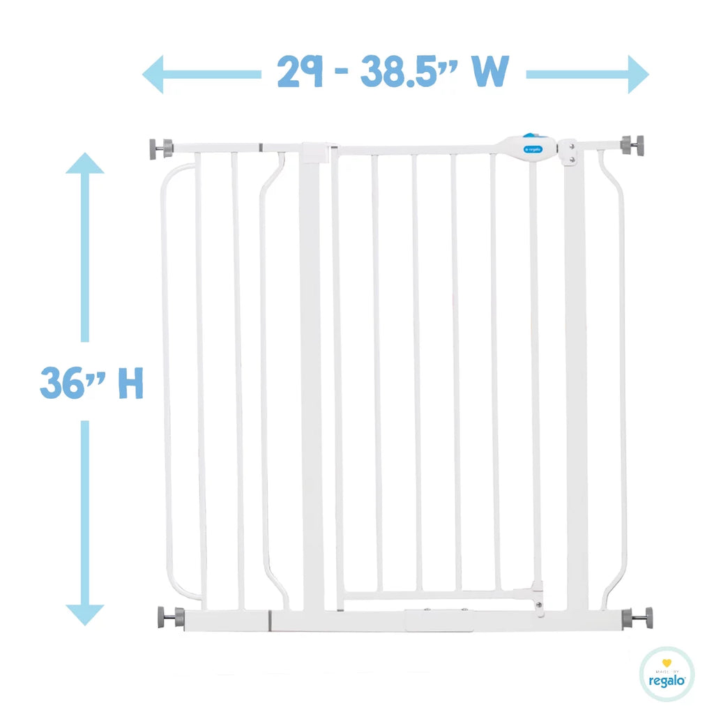 Regalo Easy Step® Extra Tall Walk Thru Baby Gate, 6-24 Months P175