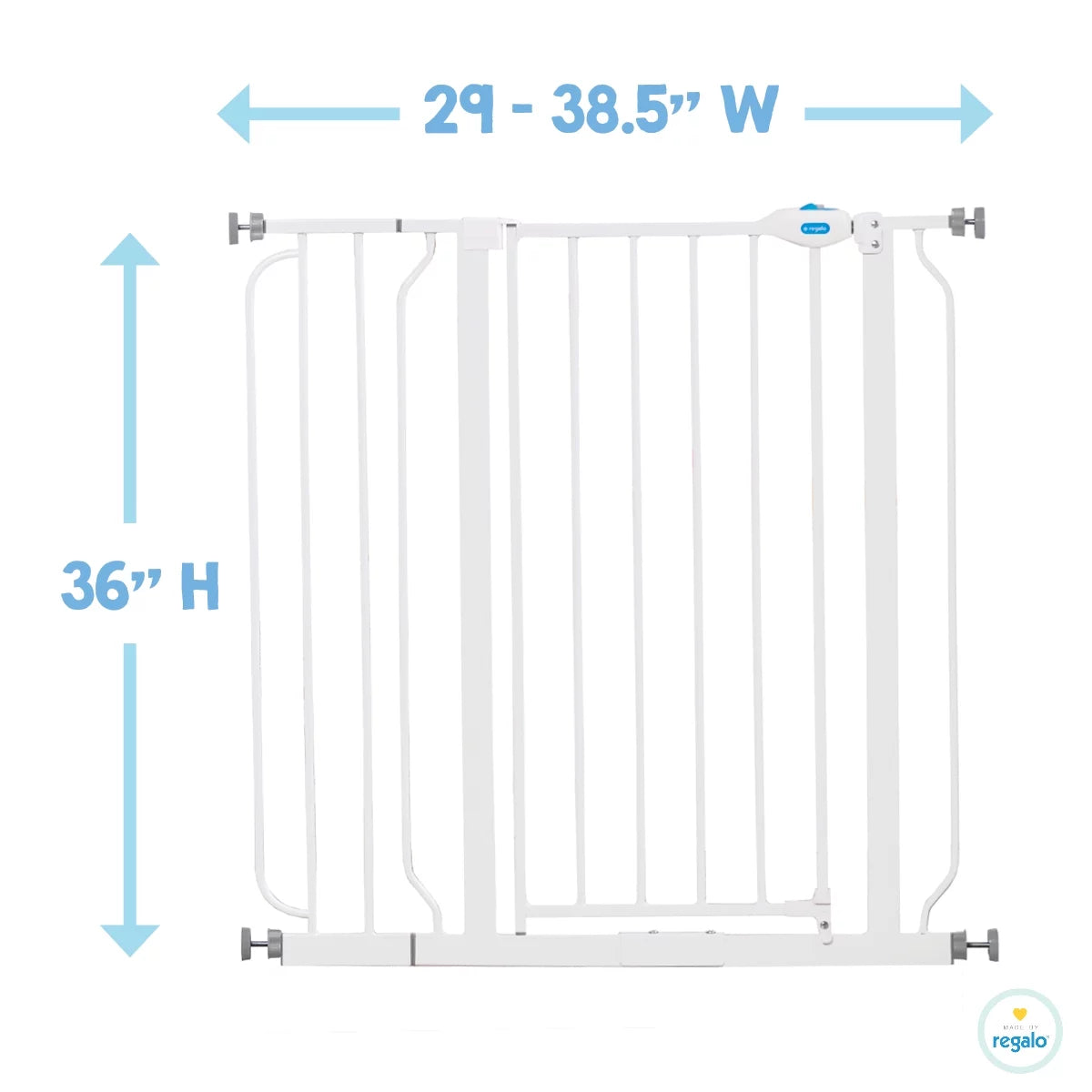 Regalo Easy Step® Extra Tall Walk Thru Baby Gate, 6-24 Months P175