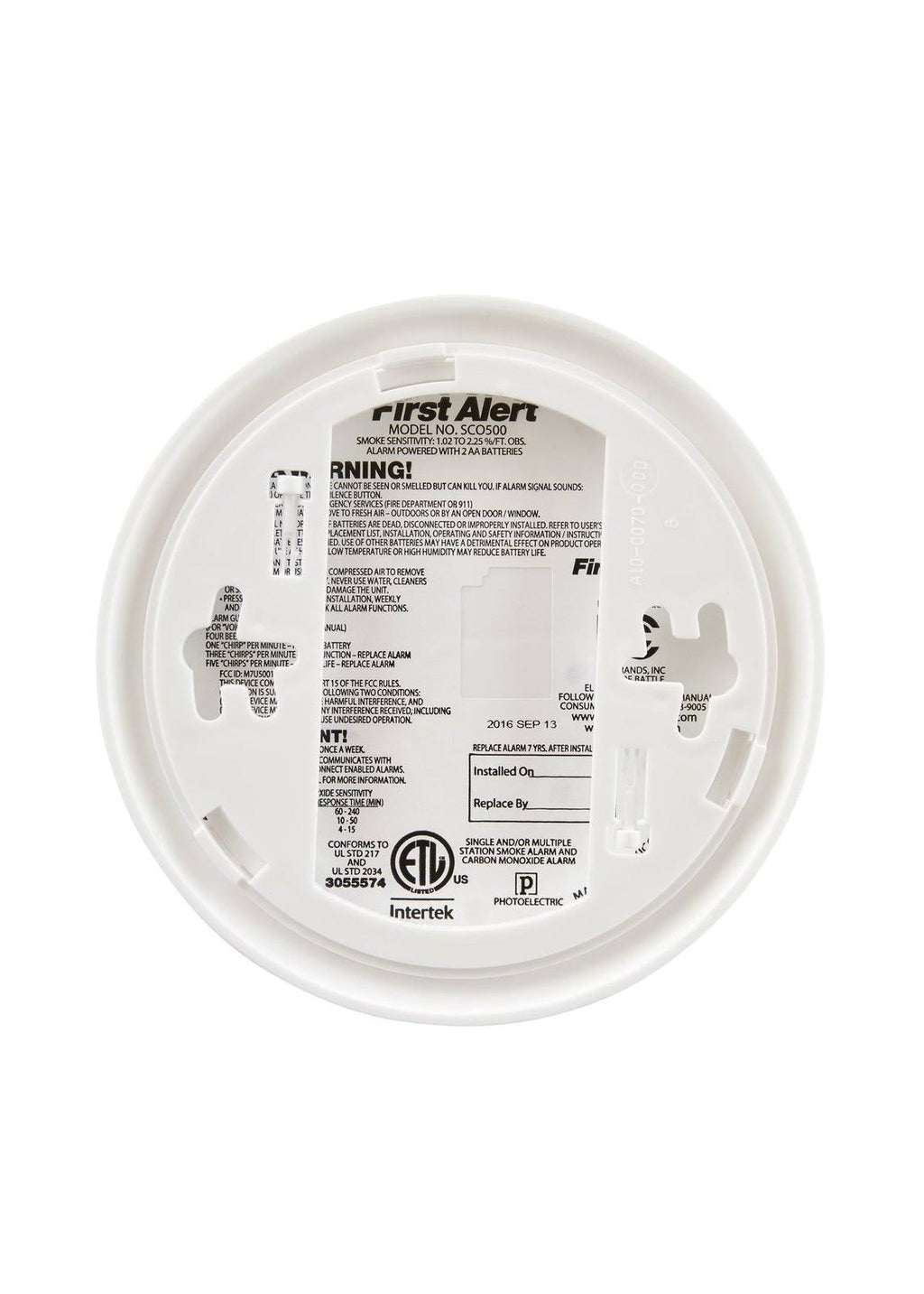 Smoke and Carbon Monoxide Detector Combo k7