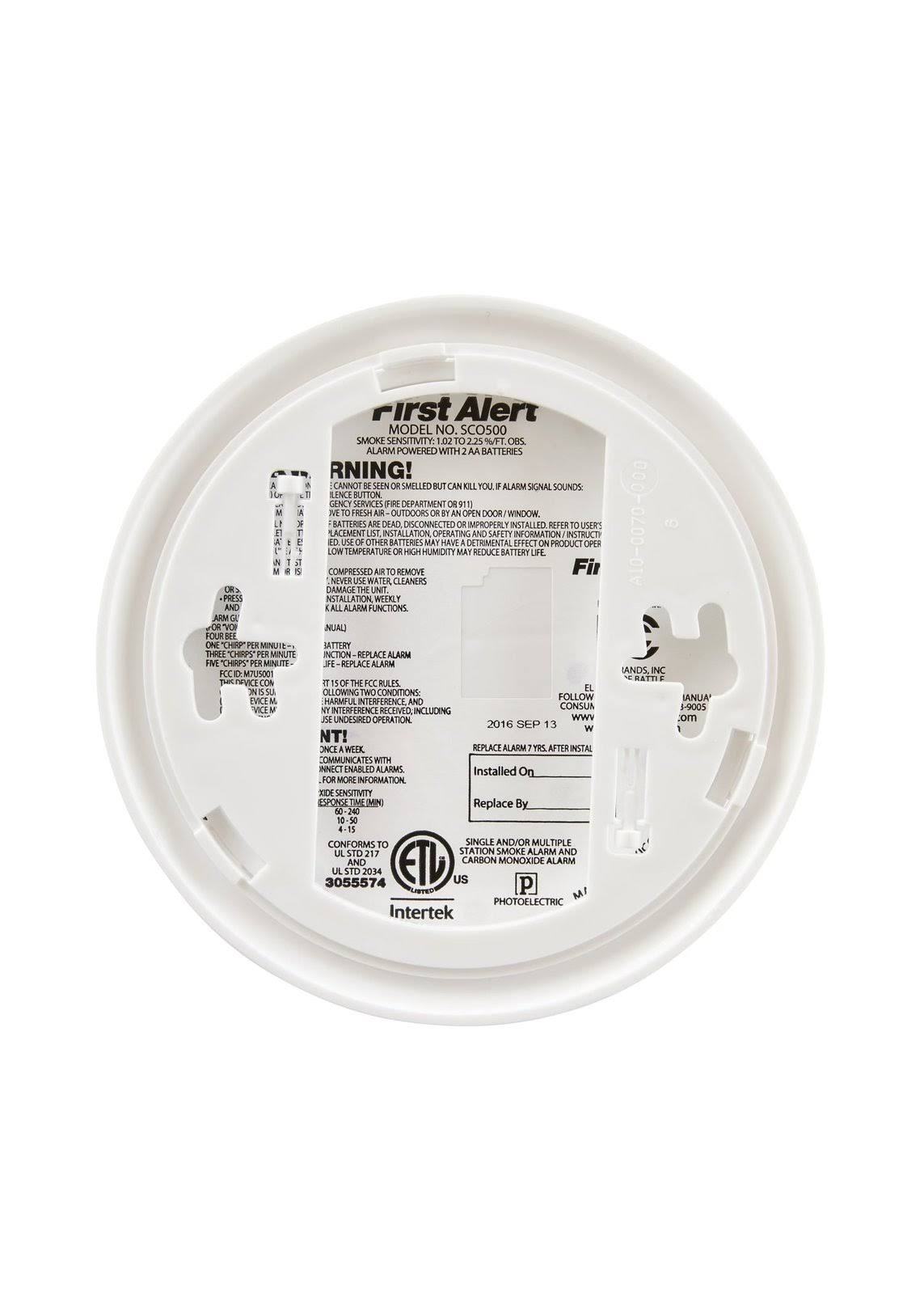 Smoke and Carbon Monoxide Detector Combo k7